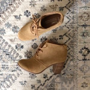 TOM’s Lunata Lace Up Bootie